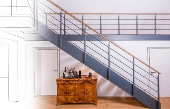 Metall + Betontreppen